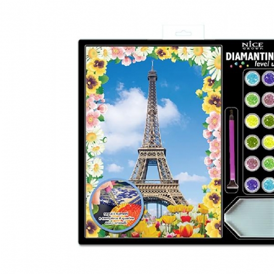 Diamantiny Level Up  kit Creativo Mosaici Gemme Colorate 3D Paesaggi Vari - 2