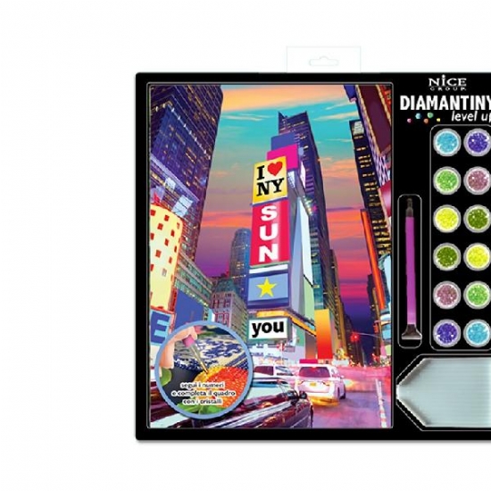 Diamantiny Level Up  kit Creativo Mosaici Gemme Colorate 3D Paesaggi Vari - 2