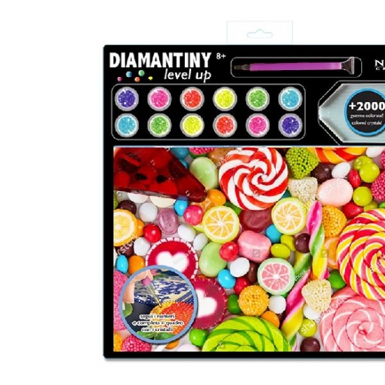 Diamantiny Level Up  kit Creativo Mosaici Gemme Colorate 3D Paesaggi Vari - 2