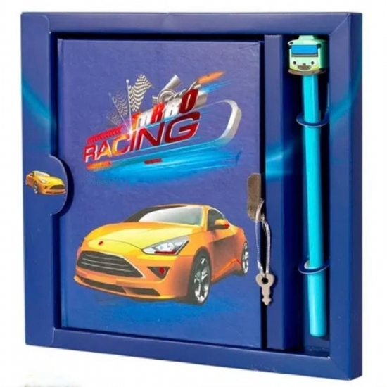 Diario Segreti Teorema Speed e Turbo Racing con Penna Fantasie Assortite - 1