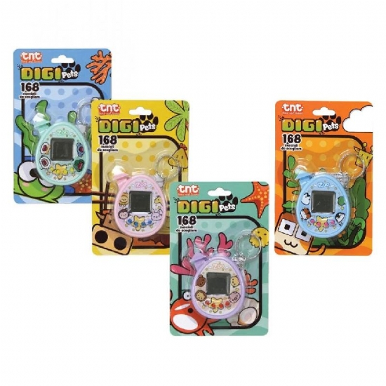 Digi Pets  Cuccioli Digitali Videogioco Tascabile con Portachiavi della Toys Garden con 168 Cuccioli fra cui Scegliere - 1