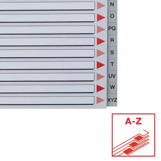 Divisore Esselte100112 Rubrica Alfabetica da A a Z Formato A4 in PP - 2