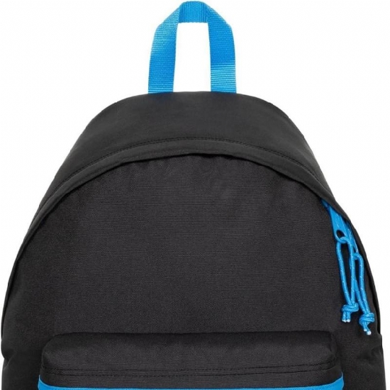 Eastpak Zaino Padded Pak r  4W6 Kontrst Colore Nero con Rifiniture Azzurro - 1