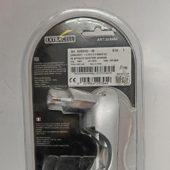 Elcart 30 0846000 Caricabatterie per 2 o 4 Stilo AA e Ministilo AAA con Timer Integrato - 2