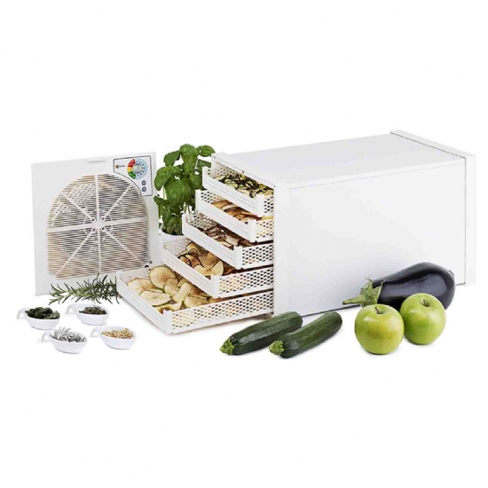 Essiccatore per alimenti Biosec Domus B5 essicca funghi frutta verdura pasta - Essiccatoio Domestico Elettrico Tauro Essiccatori  - 2