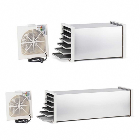 Essiccatore Professionale Tauro per alimenti Biosec De Luxe B12 per essiccare verdura pasta fresca frutta funghi - 2
