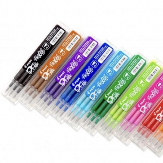 Frixion Pilot  N 3 Refill Ricarica per penna gel Nero Blu RossoColori Assortiti - 1