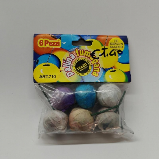  Fuochi Artificio Palline Fumogene Colorate 6 Pezzi per Matrimoni Compleanni Feste Natale  - 1