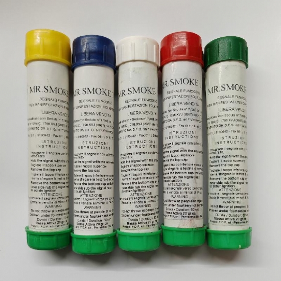  Fuochi Artificio Torcia Fumogeno Colore Giallo Bianco Blu Rosso Verde per Matrimoni Compleanni Feste Natale - 1