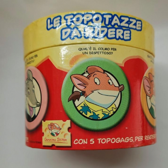 Geronimo Stilton Tazza in Porcellna con Coperchio 320ml Gift Box Personaggio Trappola - 2