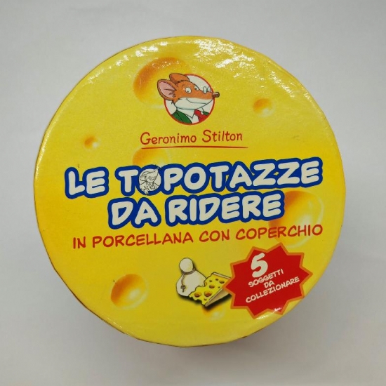 Geronimo Stilton Tazza in Porcellna con Coperchio 320ml Gift Box Personaggio Trappola - 2