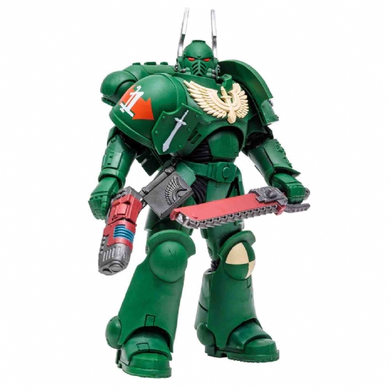 Giocattolo statua grande Space Marine Dark Angels Assault Intercessor da 18cm Warhammer 40000 Action Figure McFarlane Toys Games Workshop - 1