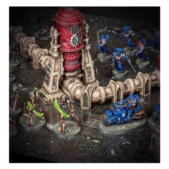 Gioco in scatola per iniziare a giocare a Warhammer 40000 in Italiano set edizione Comando per due giocatori Space Marine Necron Games Workshop - 2