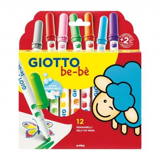 Giotto Bebe  Colori Superlavabili  Scatola  Pennarelli - 1