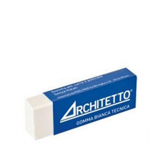 Gomma per Cancellare Bianca Tecnica Architetto  - 1