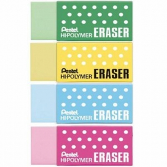  Mini Gomme  HiPolymer Pentel Eraser Colori Assortiti - 1
