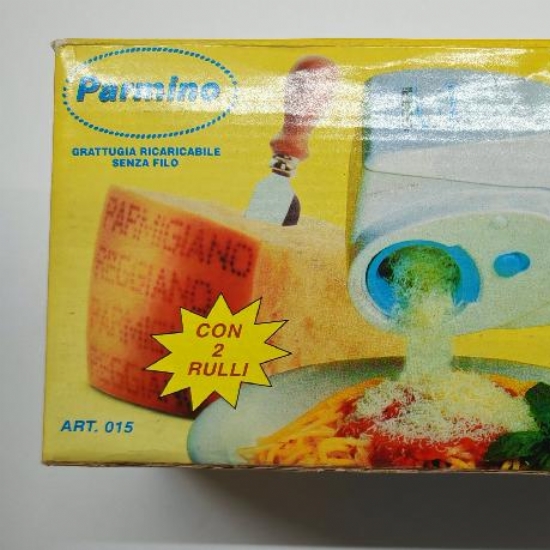 Grattugia Elettrica Ricaricabile Senza Filo G3 Ferrari Parmino Colore Bianco con Batteria Estraibile e Carica Batterie - 2
