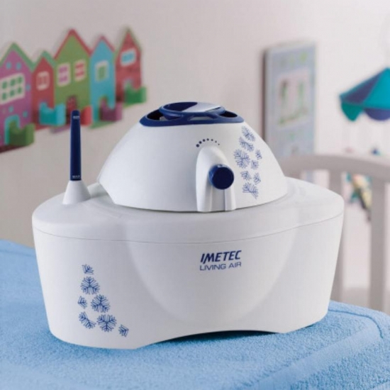  Imetec Umidificatore Ultrasuoni Living Air HU 100 Vaporizzatore fino 9 Ore di Autonomia Capacita 3 Litri - 1