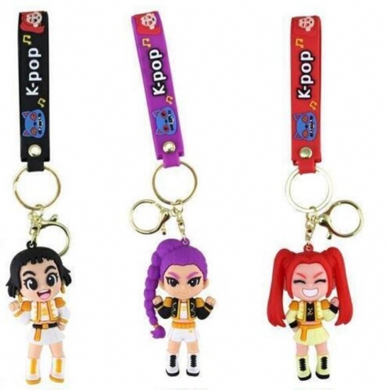 K Pop Portachiavi Mini Personaggi Bamboline da Collezione Assortite 8 cm - 1