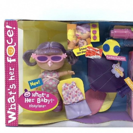 Kissyface Bambolina Disegna la Faccia Mattel Stampini Pennarelli  Accessori Inclusi - 1