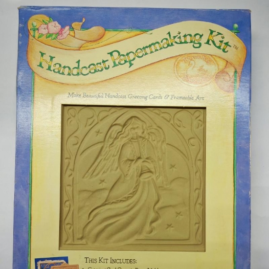 Kit Brown Bag Paper Art Stampo in Ceramica Quadrato 15 cm per Creare Biglietti Auguri da Incorniciare Fatti a Mano Vari Motivi - 1