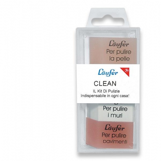 Kit da 4 Gomma Pulizia Professionali Laufer Clean Multicolore - 1