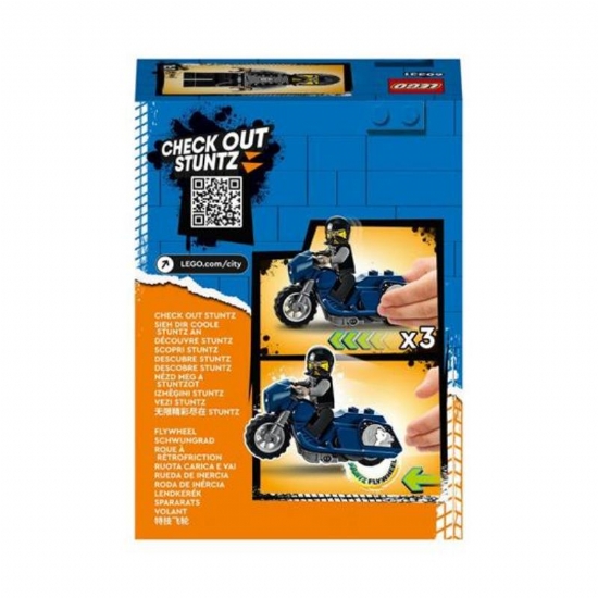 LEGO City Cyber Stuntz Bike 60331 Moto da Touring Carica e Vai per Salti e Acrobazie 5 Anni - 2