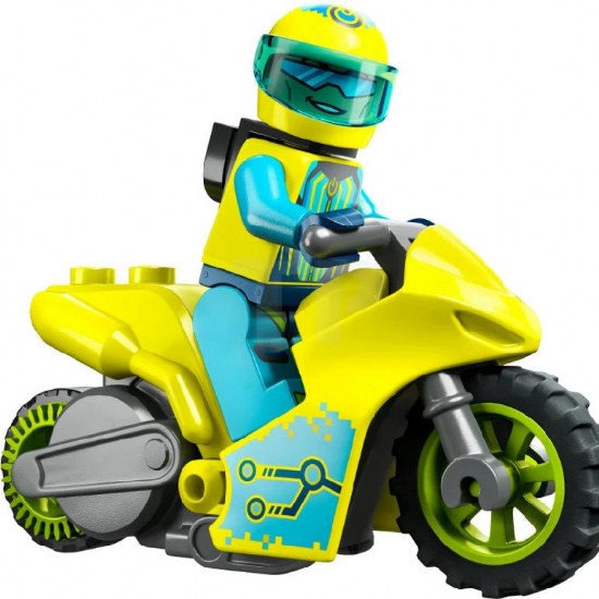 LEGO City Cyber Stuntz Bike 60358 Moto Carica e Vai per Salti e Acrobazie 5 Anni - 2