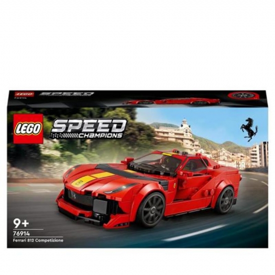 LEGO Speed Champions 76914 Ferrari 812 Competizione Modellino di Auto da Costruire Macchina Giocattolo 2023 da Collezione 9 Anni - 1