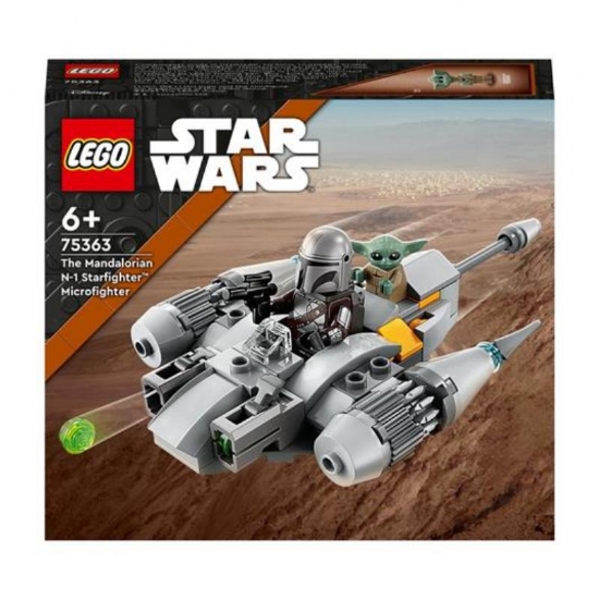 LEGO Star Wars 75363 Starfighter N1 del Mandaloriano Microfighter Gioco da Costruire con Grogu Baby Yoda Regali Bambini 6 - 1