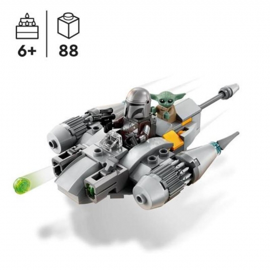 LEGO Star Wars 75363 Starfighter N1 del Mandaloriano Microfighter Gioco da Costruire con Grogu Baby Yoda Regali Bambini 6 - 2