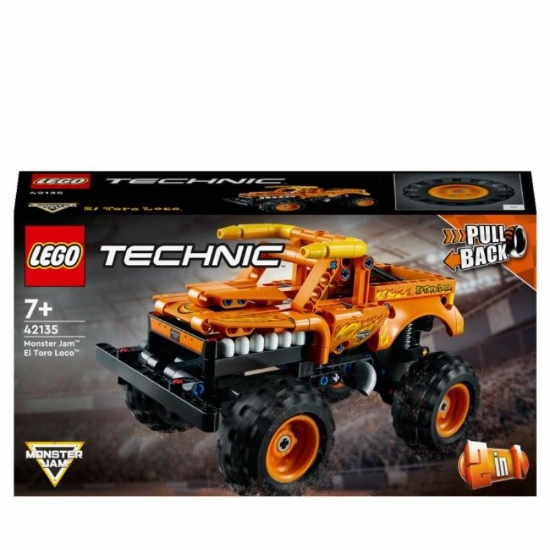 LEGO Technic 42135 Monster Jam El Toro Loco Set 2 in 1 Camion e Macchina Giocattolo per Bambini 7 Anni - 1
