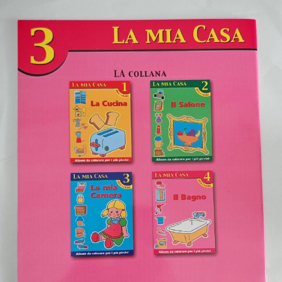 La Mia Casa Il Bagno e Il Salone Volume 2 e 3 Album da Colorare per Bambini  Copertina Flessibile Granata - 2
