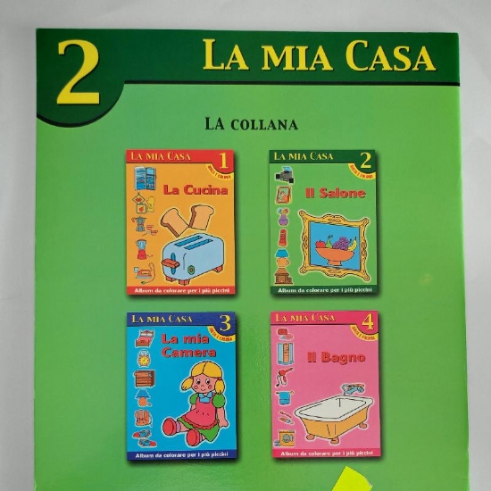 La Mia Casa Il Bagno e Il Salone Volume 2 e 3 Album da Colorare per Bambini  Copertina Flessibile Granata - 2