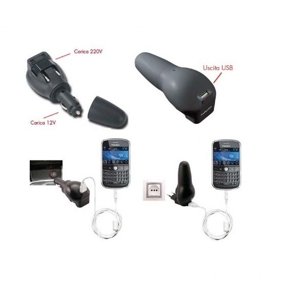 Lafayette Marcucci Twin Charger Caricatore da Auto e Parete con Uscita USB - 2