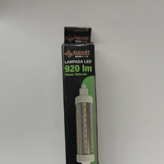 Lampada 08371 Elcart Superlight Led  R7S 8W 118mm 920Lm 220V Bianco Naturale - 2