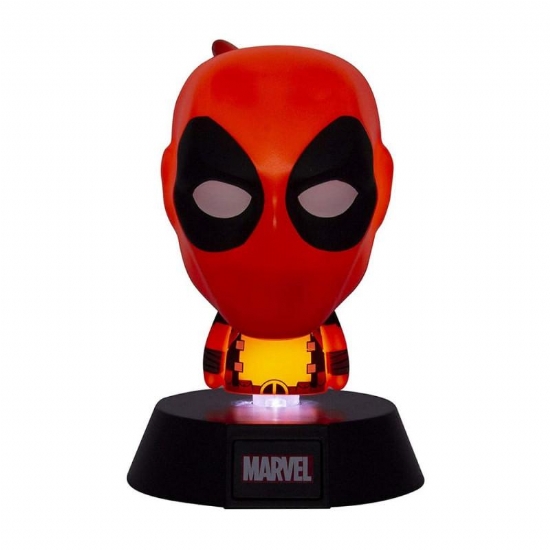 Lampada 3D Led Notturna Deadpool Mercenario Marvel Paladone 10 cm - 2