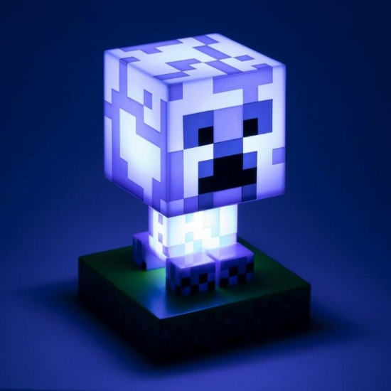 Lampada 3D Led Notturna Icona Zombie Charged Creeper Paladone 10 cm - 2