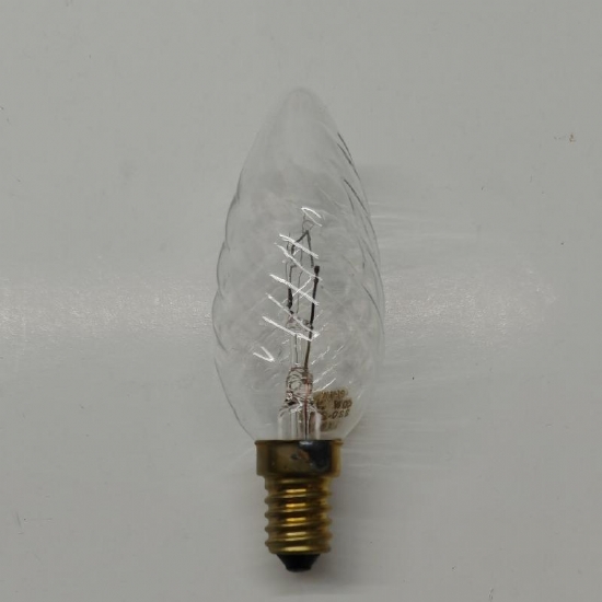 Lampada Philips Candela Oliva Torciglione Chiara Incandescente E14 60W  - 1