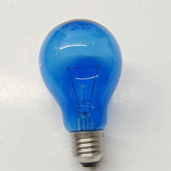 Lampada Philips Daylight Goccia Solare Incandescente 60W E27 Colore Blu - 1