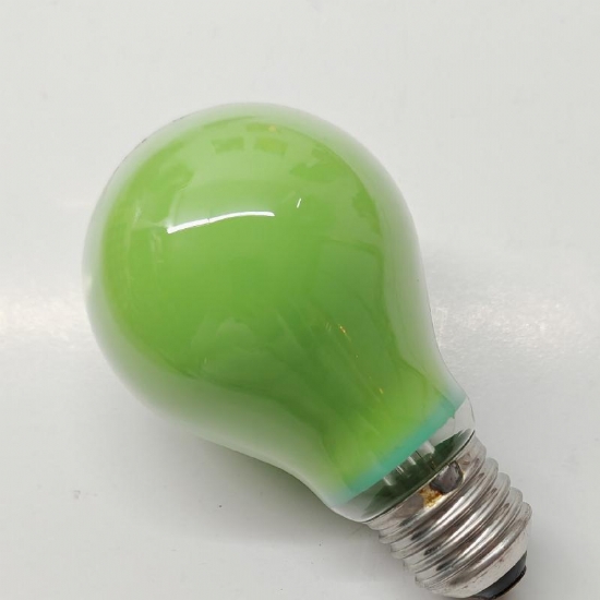 Lampada Philips Goccia  Incandescente 40W e 60W E27 Colore Verde Chiaro Scuro Opaca - 1