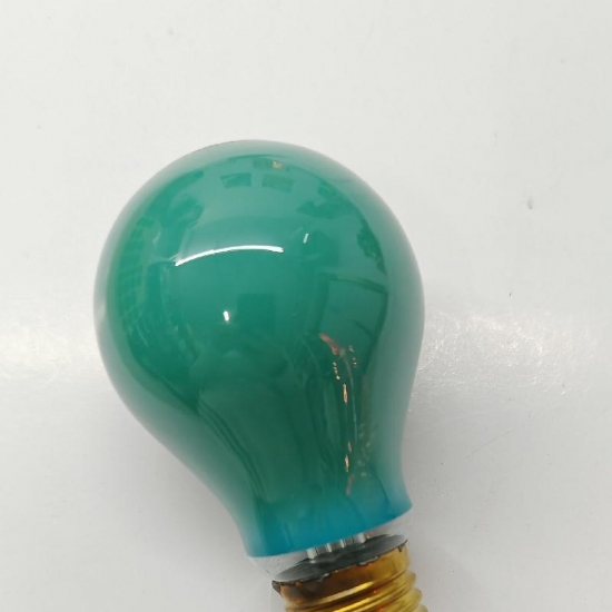 Lampada Philips Goccia  Incandescente 40W e 60W E27 Colore Verde Chiaro Scuro Opaca - 2