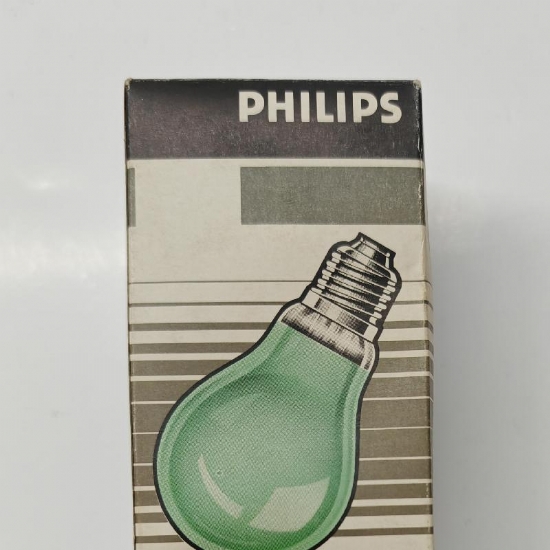 Lampada Philips Goccia  Incandescente 40W e 60W E27 Colore Verde Chiaro Scuro Opaca - 2