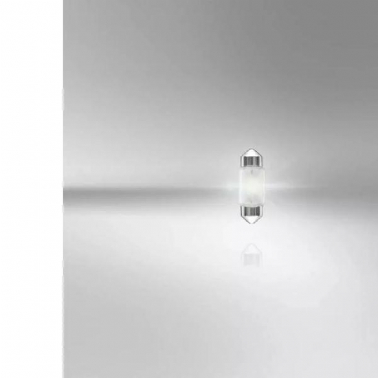 Lampada Siluro Incandescente Osram 6411 SV8 5 8 12V 10W 11 x 41 mm per Auto Moto Camion Trattore 1 Pezzo - 2