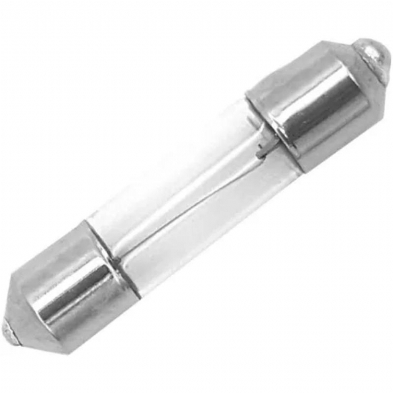 Lampada Siluro Incandescente Osram 6428 SV7 8 12V 3W 8 2 x 28mm per Auto Moto Camion Trattore 1 Pezzo - 1