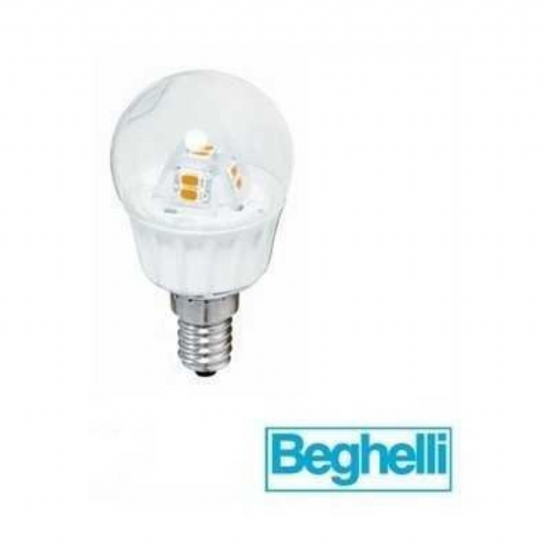 Lampadina Beghelli 56071 Sfera Trasparente Eco Led 4W E14 300lm 4000K 45 X 82 mm - 1