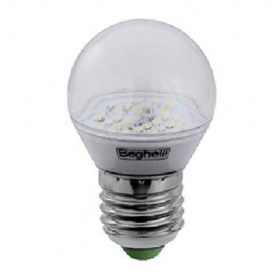 Lampadina Beghelli 56074 Sfera Trasparente Eco Led 5W E27 400lm 3000K 45 X 77 mm - 1