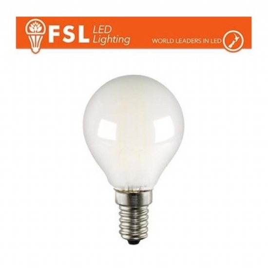 Lampadina FSL Filamento Led Opal in Vetro E14  7W 800lm 3000K 45 x 78 mm - 1