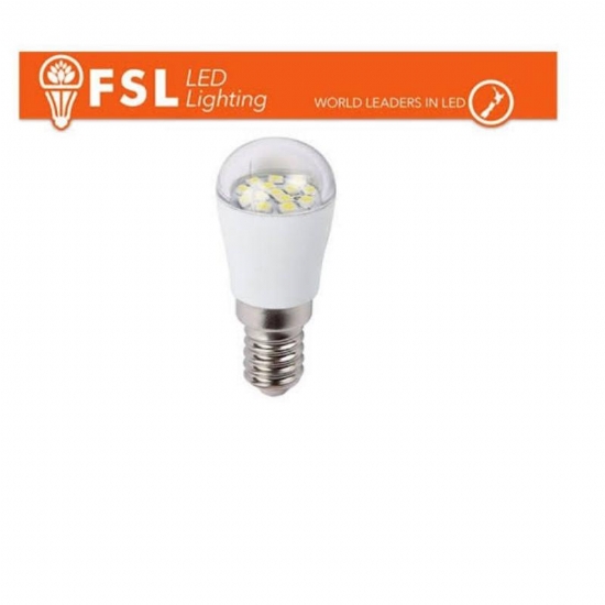 Lampadina  FSL LED 1 3 watt  Lampadina per Frigorifero Cella Freezer Congelatore E14  luce bianca fredda  6500 K - 2