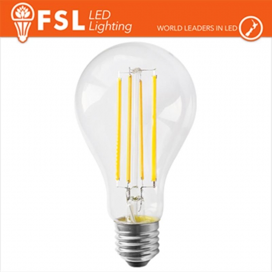 Lampadina  FSL LED  7 watt  A60 Bulb  E27 Filamento  luce bianca calda 2700 K - 1